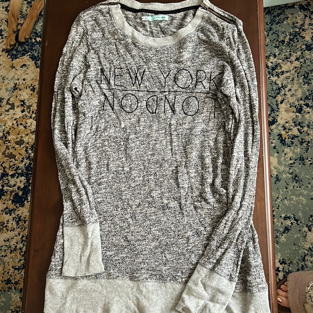 Maurices long sleeve gray top